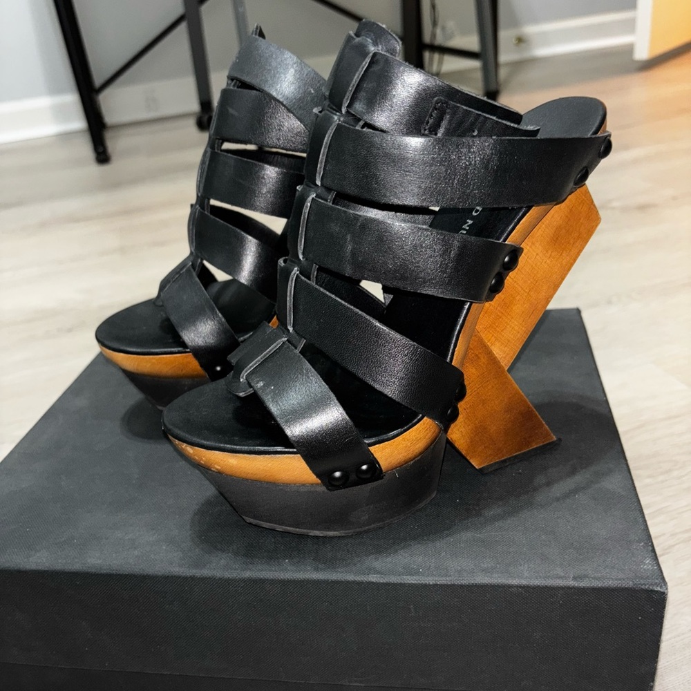 United Nude UN Abstract Rom Architectural Platform Heels Avant Garde EU 39 - Picture 7 of 11